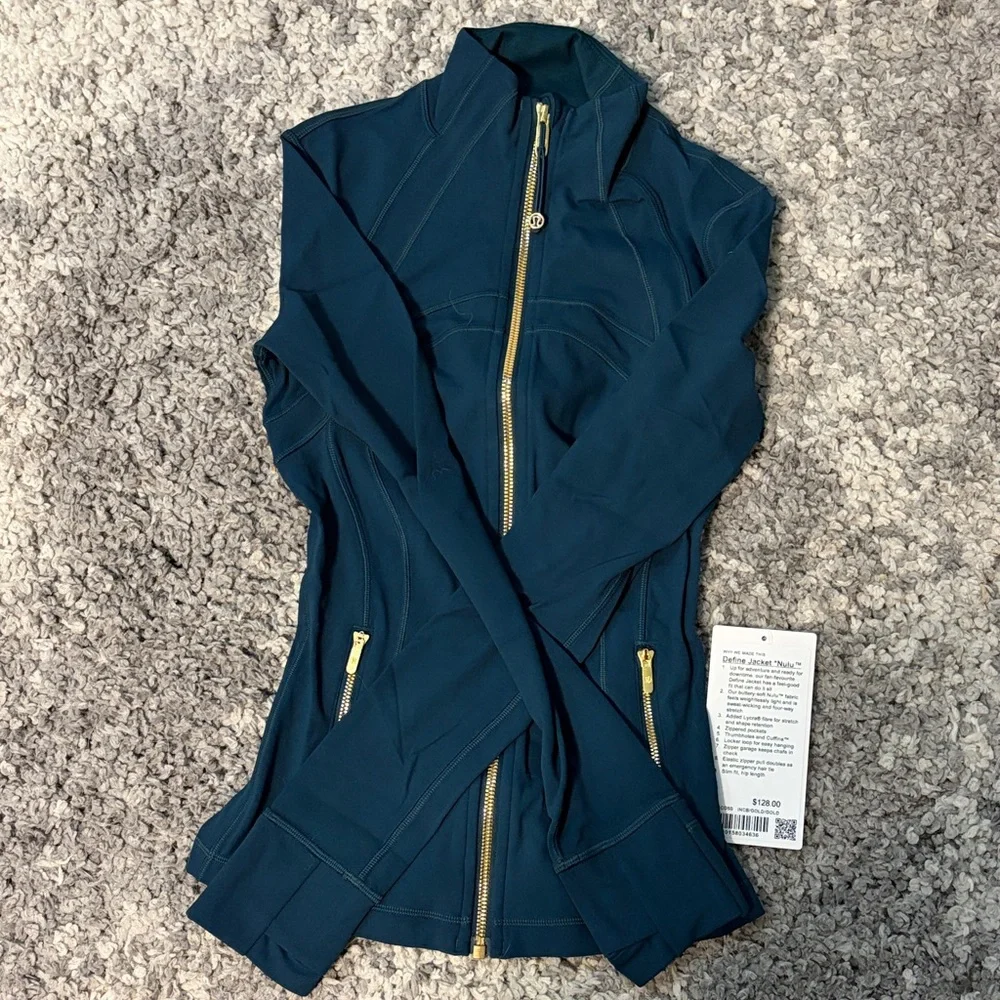 lululemon athletica Dark Teal Utility Jacket - Picture 1 of 5